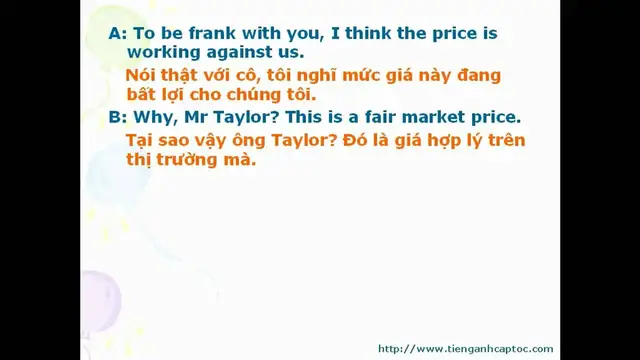 Video thumbnail for English for Trade, Finance, and Bank Unit 11 - Dialogue 003