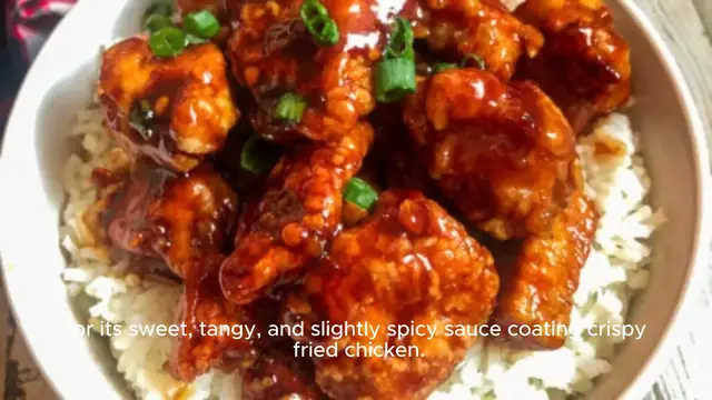 Video thumbnail for General tso chicken recipe