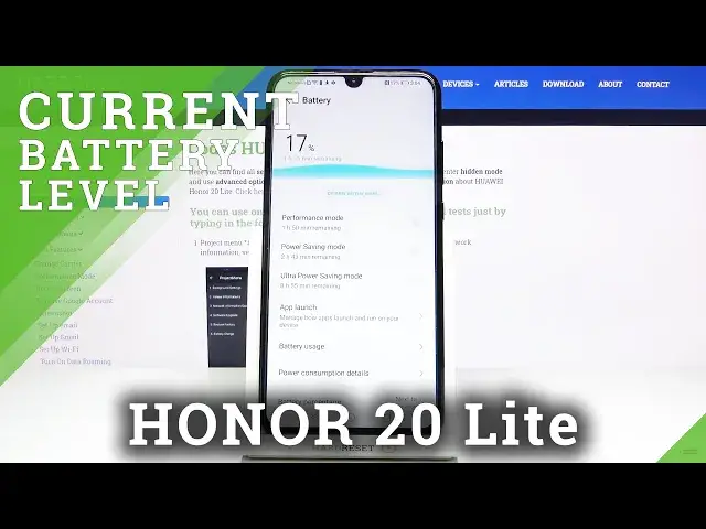 'Video thumbnail for How to Activate Battery Percentage on Honor 20 Lite – Battery Level'