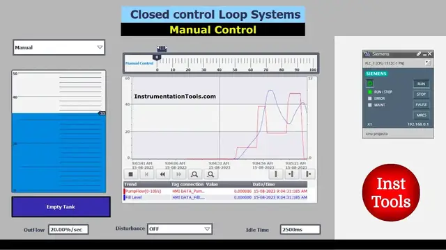 Video thumbnail for Manual Control System - Closed Loop Control System Simulation