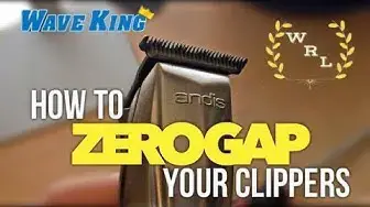 Video thumbnail for How to ZERO GAP your CLIPPERS: Andis SlimLine Pro Li (360 Waves)