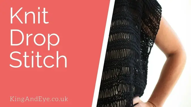 'Video thumbnail for How To Knit Drop Stitch or Elongated Knit Stitch'