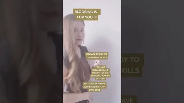'Video thumbnail for Is Blogging for you | Blogging as Career #bloggingshorts'
