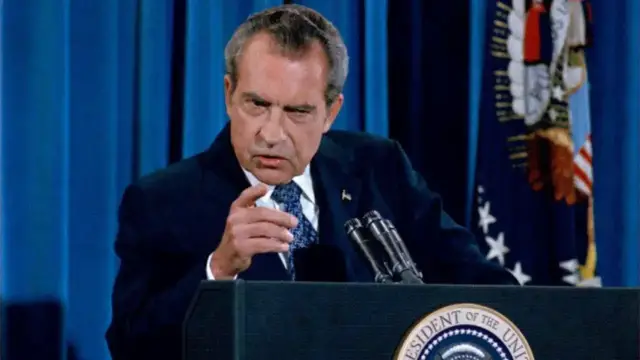 Video thumbnail for Richard Nixon - DISNEY THIS DAY - November 17, 1973