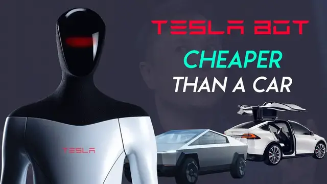 'Video thumbnail for Tesla's Optimus Robot Will Be ‘Cheaper Than a Car’'