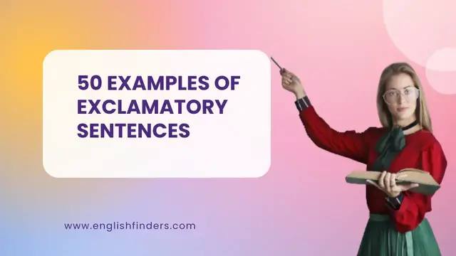 Video thumbnail for 50 Examples of Exclamatory Sentences | English Finders