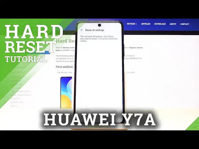 Video thumbnail for How to Reset All Settings in HUAWEI Y7A – Factory Reset