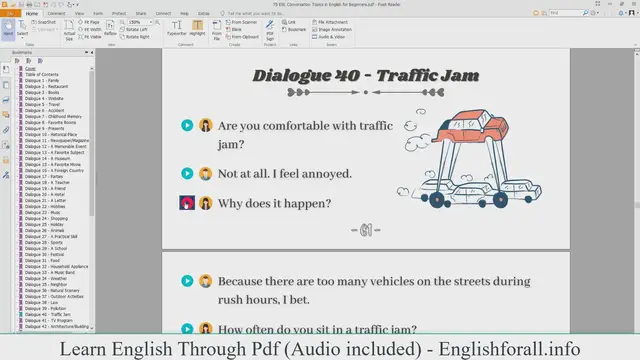 Video thumbnail for English Conversation About Traffic Jam