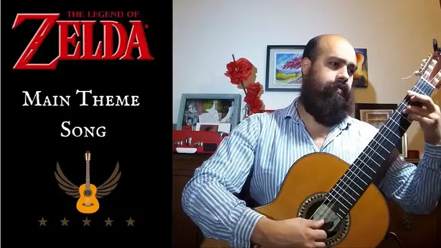 'Video thumbnail for Zelda Main Theme Guitar Cover | Zelda Guitar Cover (Tabs)'
