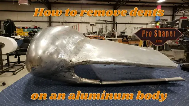 Video thumbnail for Auto Body Repair: How to remove dents in aluminum Part 1
