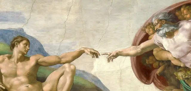 'Video thumbnail for Creation of Adam by Michelangelo'
