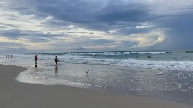Video thumbnail for Sunset After Daytona Beach Storm