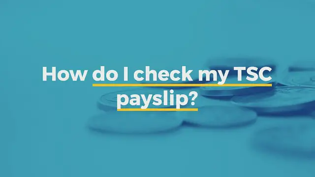 Video thumbnail for How do I check my TSC payslip?