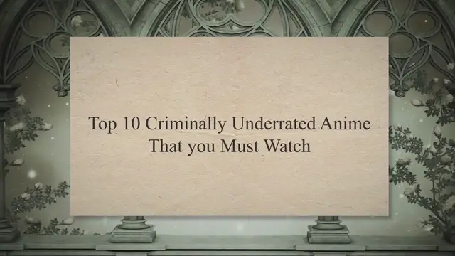 'Video thumbnail for Top 10 Criminally Underrated Anime That you Must Watch'