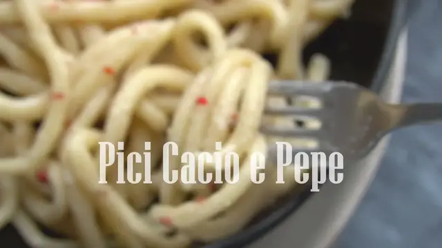 Video thumbnail for Pici Cacio e Pepe