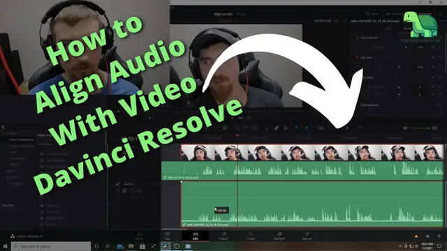 'Video thumbnail for How to Perfectly Align Audio With Video in Davinci Resolve'