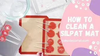 Video thumbnail for How To Clean A Silpat Mat
