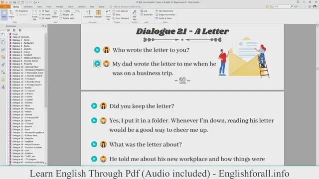 Video thumbnail for English Conversation About Letter