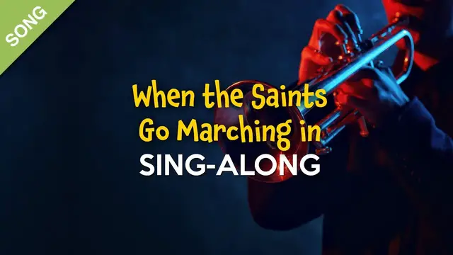 Video thumbnail for When the Saints Go Marching In [SONG] | Nursery Rhymes Sing-Along