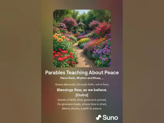 Video thumbnail for Parables Teaching About Peace | Christian Song