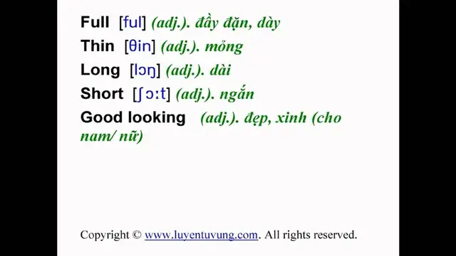 Video thumbnail for Learn English Vocabulary - Grade 6 - Unit 09 - Lesson 02