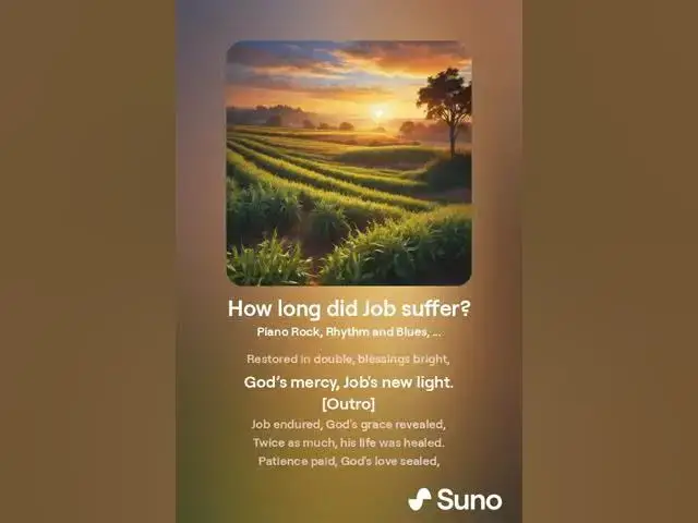 Video thumbnail for The Patience of Job: A Song of Endurance and Blessings