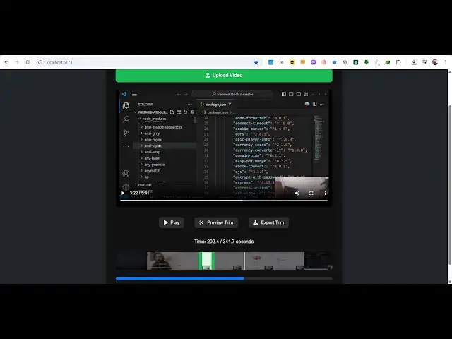 Video thumbnail for Build a React.js Video Timeline Trimmer Editor With Video Player & Live Preview in Browser Using TS