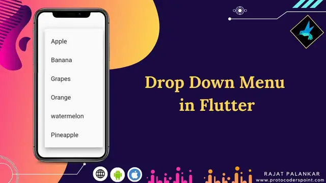 Video thumbnail for Flutter Drop Down menu Example - Drop Down In Flutter