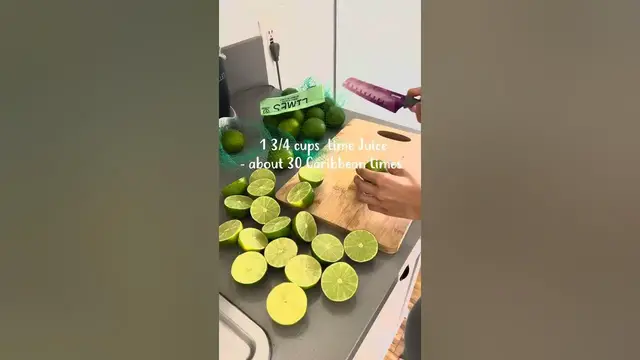 'Video thumbnail for How to make Fresh Lime Juice'
