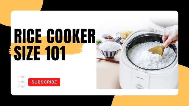 Video thumbnail for Rice Cooker Size 101 – Amazing and Ultimate Guide For You! (2023)