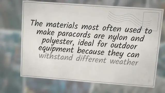 'Video thumbnail for How Long Does Paracord Last Outside?'