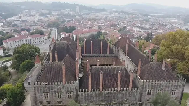 'Video thumbnail for Visiting the Palace of the Dukes of Braganza and Castle of Guimaraes in Portugal'