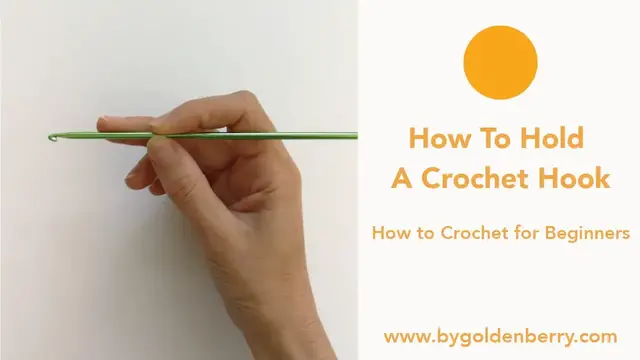 'Video thumbnail for How to Hold a Crochet Hook | Crochet for Beginners - Tutorial One'