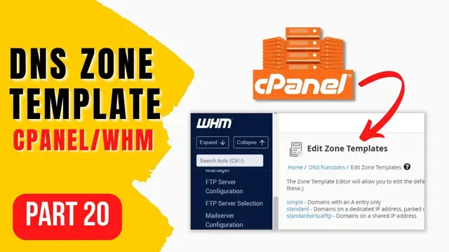Video thumbnail for CUSTOMIZE DNS Zone Template In cPanel - Make Money Online Course Part 20