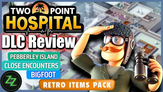 Video thumbnail for Two Point Hospital DLC Test-Review (Deutsch) Bigfoot - Pebberley Island - Close Encounters