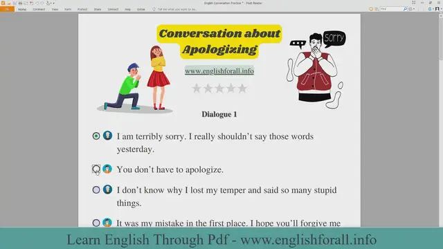 Video thumbnail for Conversation about Apologizing