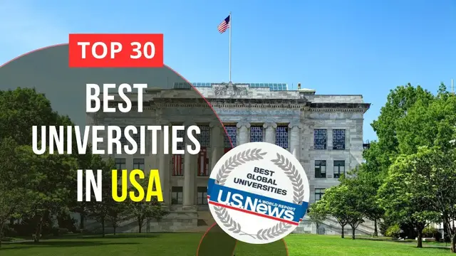 Video thumbnail for Top 30 Best Universities in USA - US News University Rankings