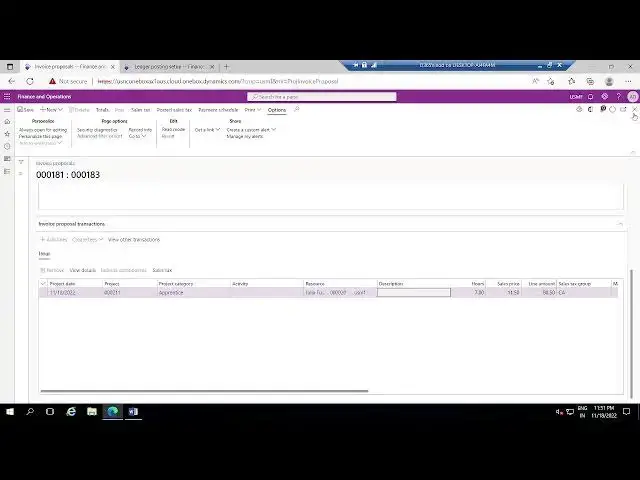 Video thumbnail for Basic Time and material project