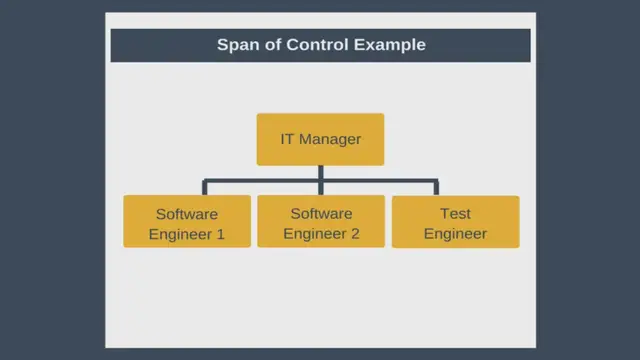 Video thumbnail for Span of Control Explained