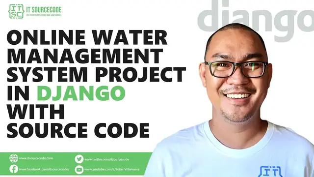 Video thumbnail for Online Water Management System Project in Django with Source Code | Django Projects with Source Code