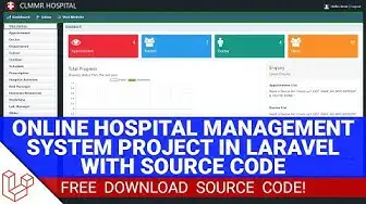 Video thumbnail for Online Hospital Management System Project in Laravel with Source Code (Free Download)