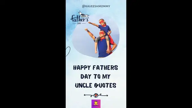 Video thumbnail for Happy Fathers Day To My Uncle Quotes #shorts
