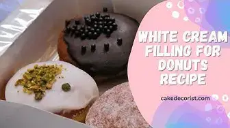Video thumbnail for White Cream Filling For Donuts Recipe