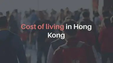 'Video thumbnail for Cost of living in Hong Kong'