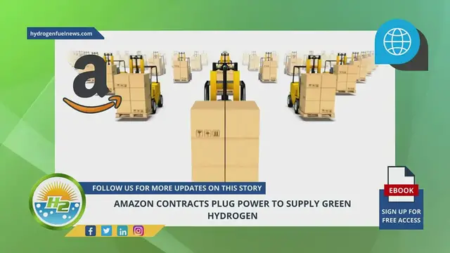 Video thumbnail for French Version - Amazon contracts Plug Power to supply green hydrogen