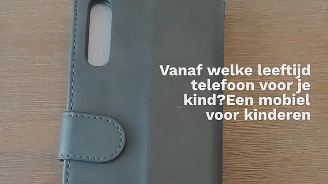 Video thumbnail for Vanaf welke leeftijd telefoon voor je kind? Een mobiel voor Kinderen