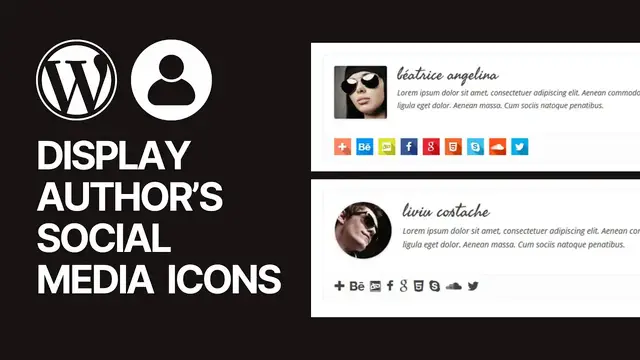 Video thumbnail for How to Display WordPress Posts Author’s Instagram, Twitter & Facebook on the Profile Page For Free_