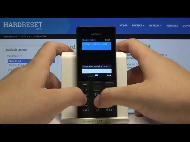 Video thumbnail for How to Input Security Code in NOKIA 216 – Security Settings