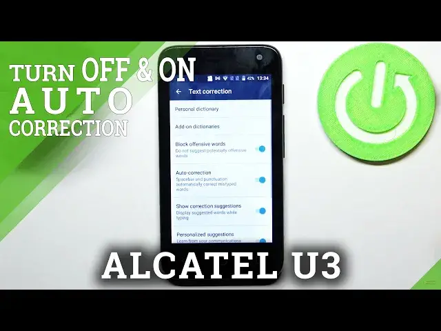Video thumbnail for How to Enable Autocorrection on ALCATEL U3 – Activate Text Correction Options