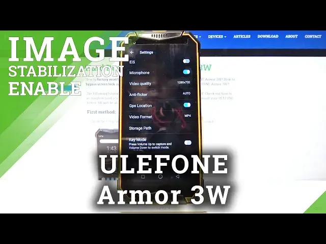 Video thumbnail for How to Activate Image Stabilization in ULEFONE Armor 3W – Anti-Shakiness Camera Feature